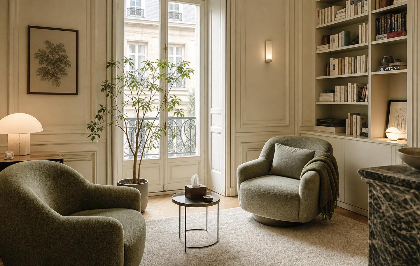 Cabinet de psychothérapie de Sarah Berenzon au 47 rue Voltaire à Levallois-Perret